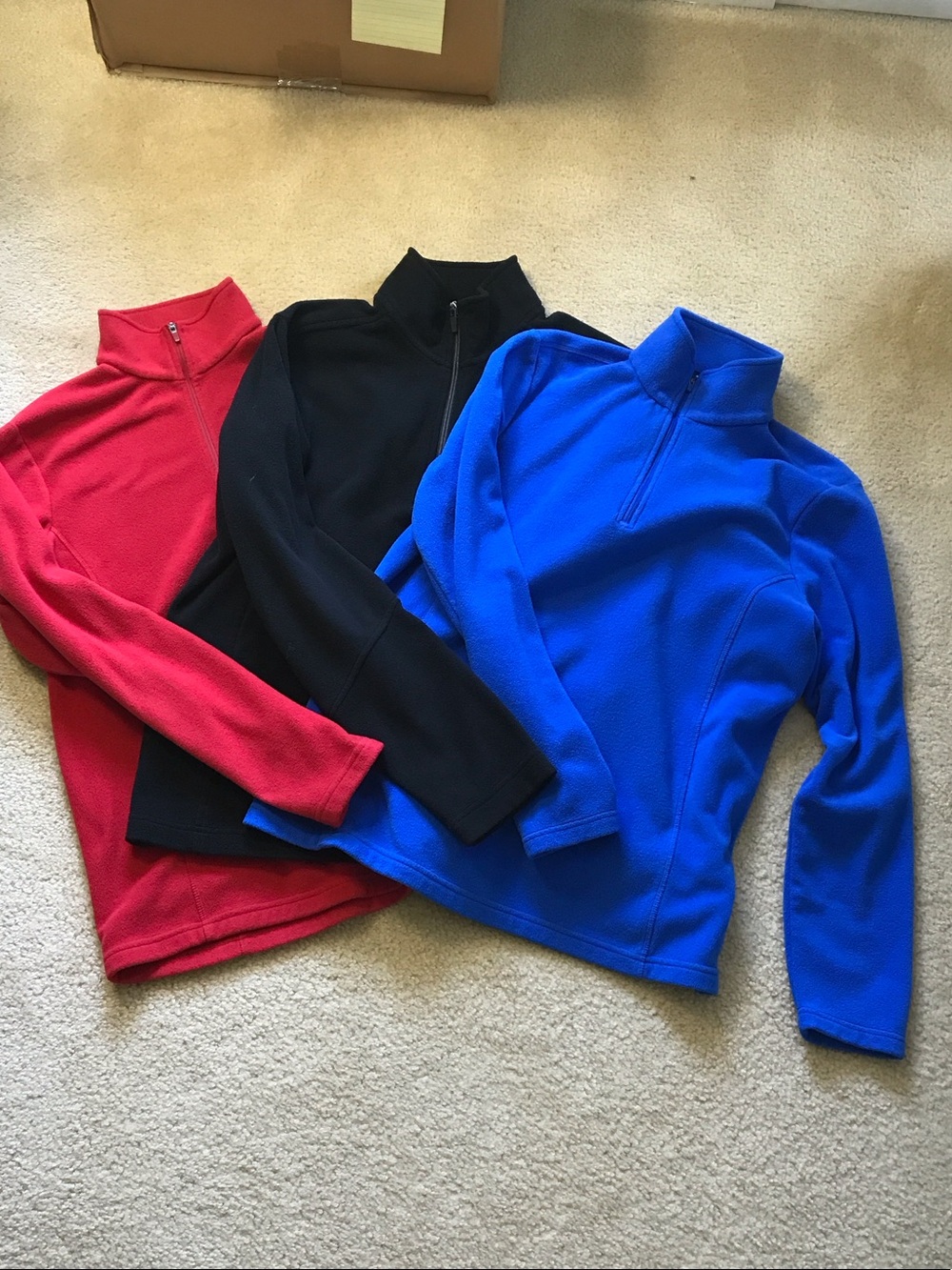 3 Fleece quarter zip